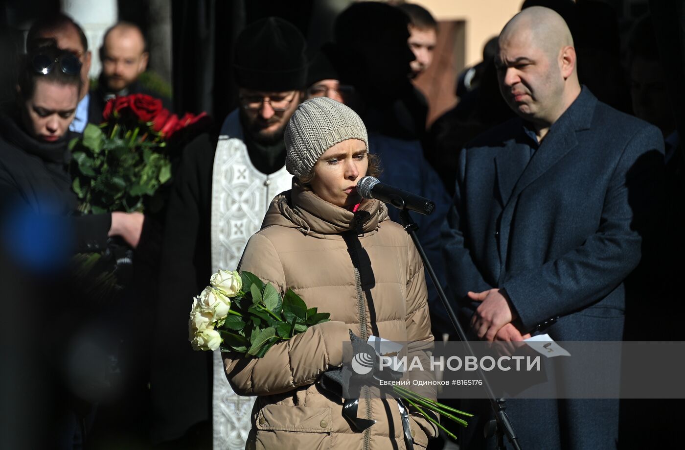 Мероприятие памяти  Владимира Жириновскому на Новодевичьем кладбище