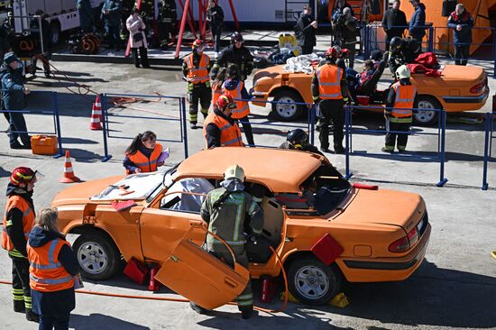 Чемпионат Москвы по аварийно-спасательным работам при ликвидации ЧС на автомобильном транспорте