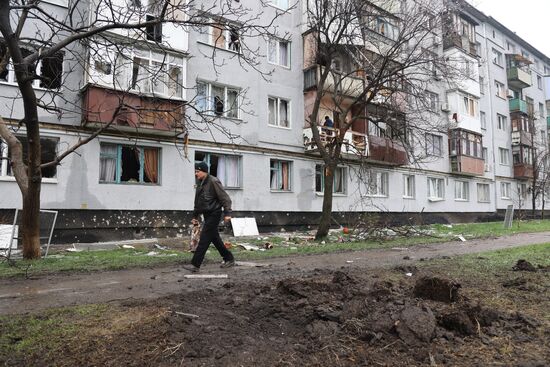 Украинские войска обстреляли Ясиноватую в ДНР