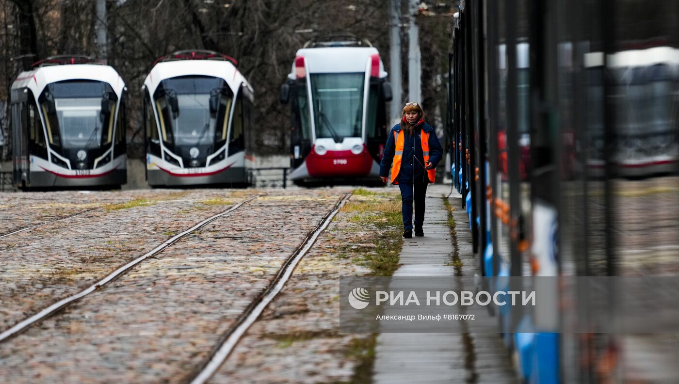 Парад трамваев в Москве