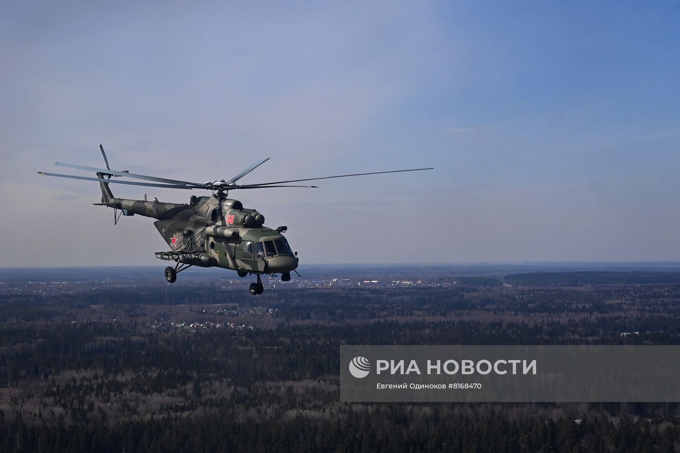 Репетиция воздушной части парада Победы