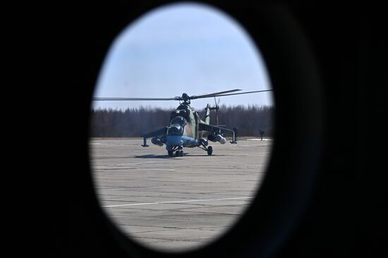 Репетиция воздушной части парада Победы