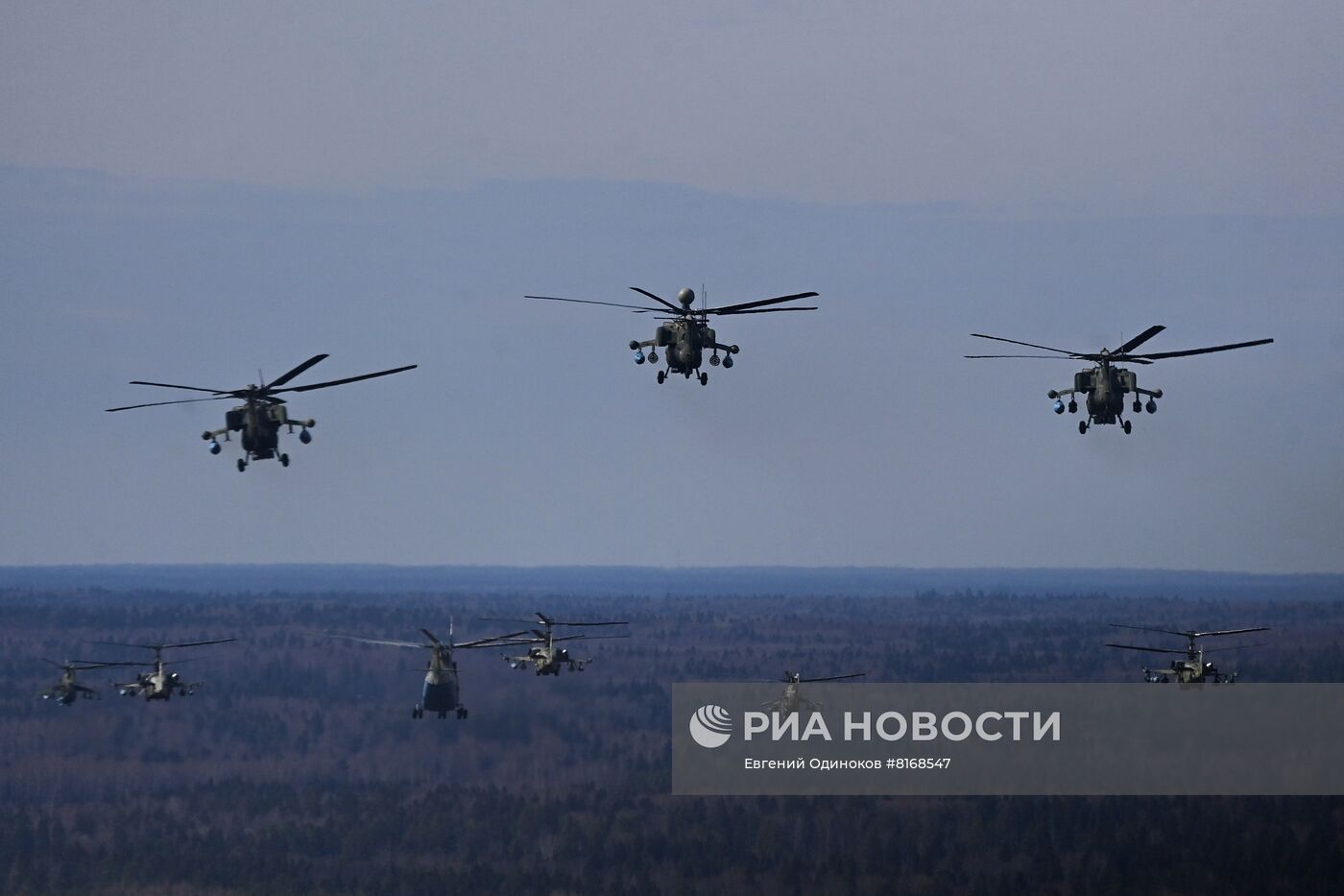 Репетиция воздушной части парада Победы