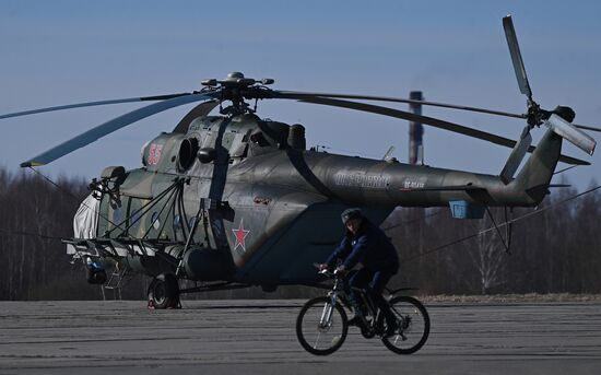 Репетиция воздушной части парада Победы