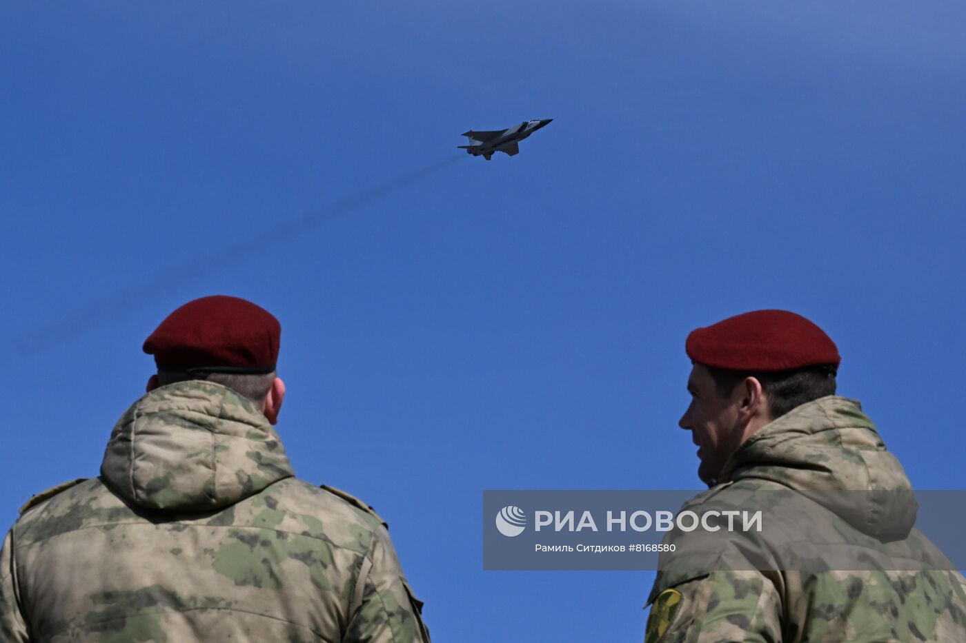 Репетиция воздушной части парада Победы