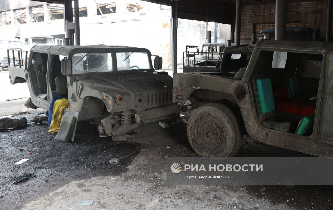 Комбинат имени Ильича в Мариуполе после освобождения от боевиков