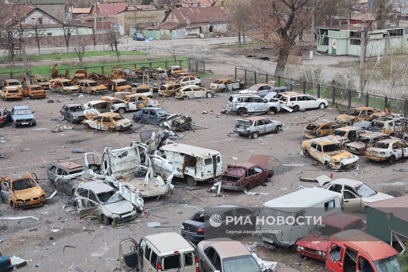 Комбинат имени Ильича в Мариуполе после освобождения от боевиков