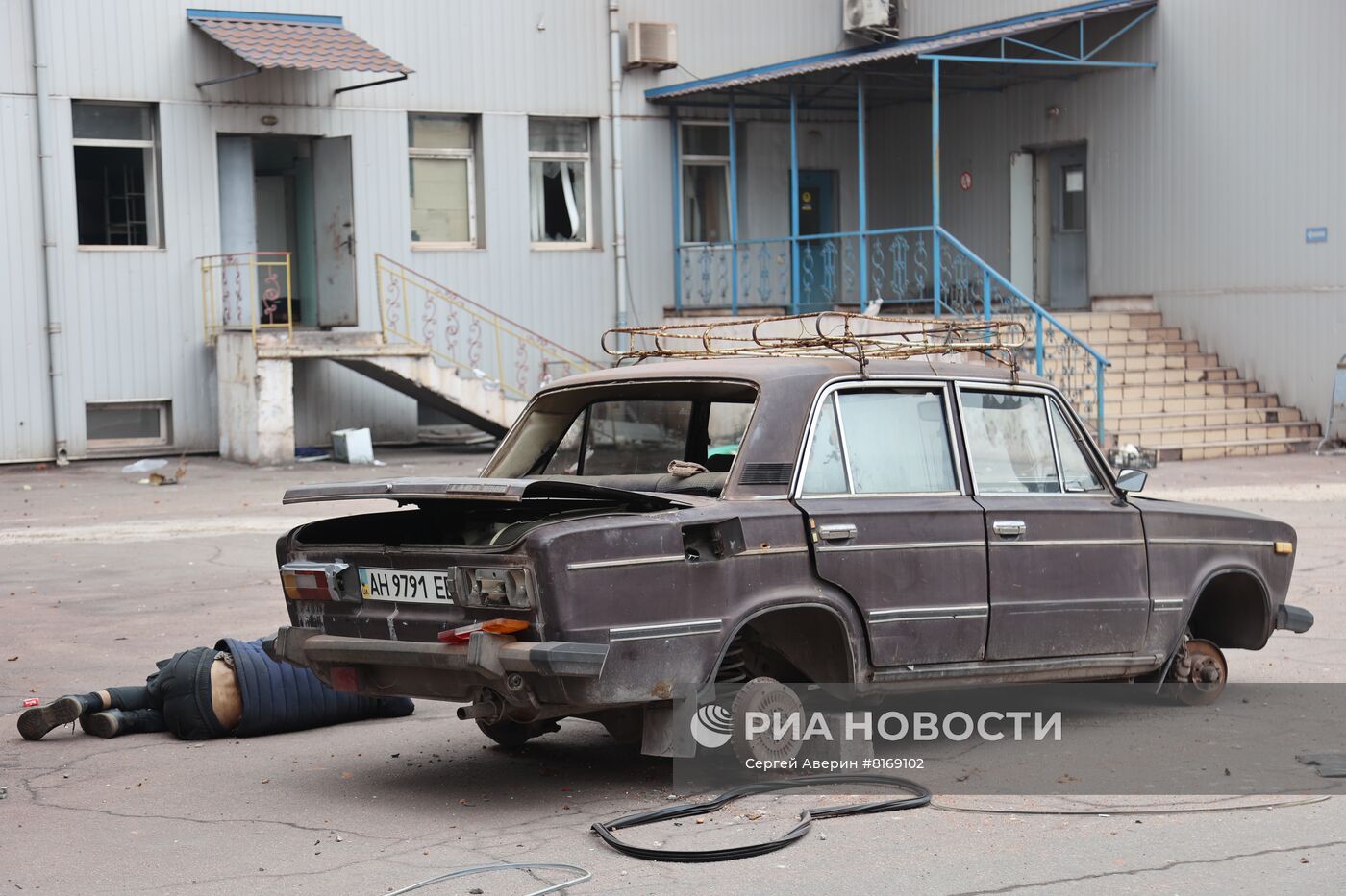 Комбинат имени Ильича в Мариуполе после освобождения от боевиков
