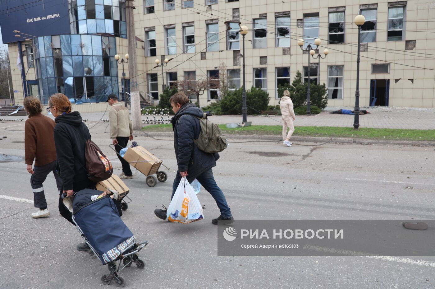 Комбинат имени Ильича в Мариуполе после освобождения от боевиков