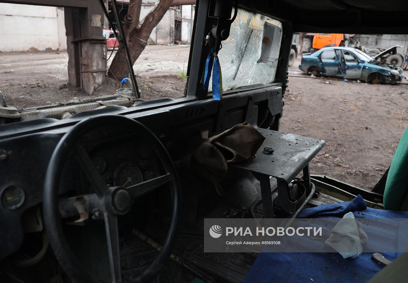 Комбинат имени Ильича в Мариуполе после освобождения от боевиков