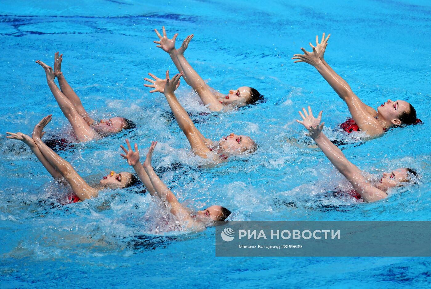 Синхронное плавание. Чемпионат России. Группа. Техническая программа
