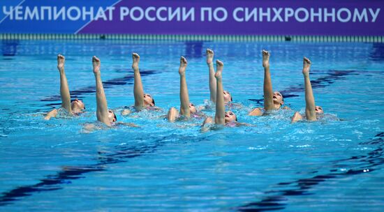 Синхронное плавание. Чемпионат России. Группа. Техническая программа