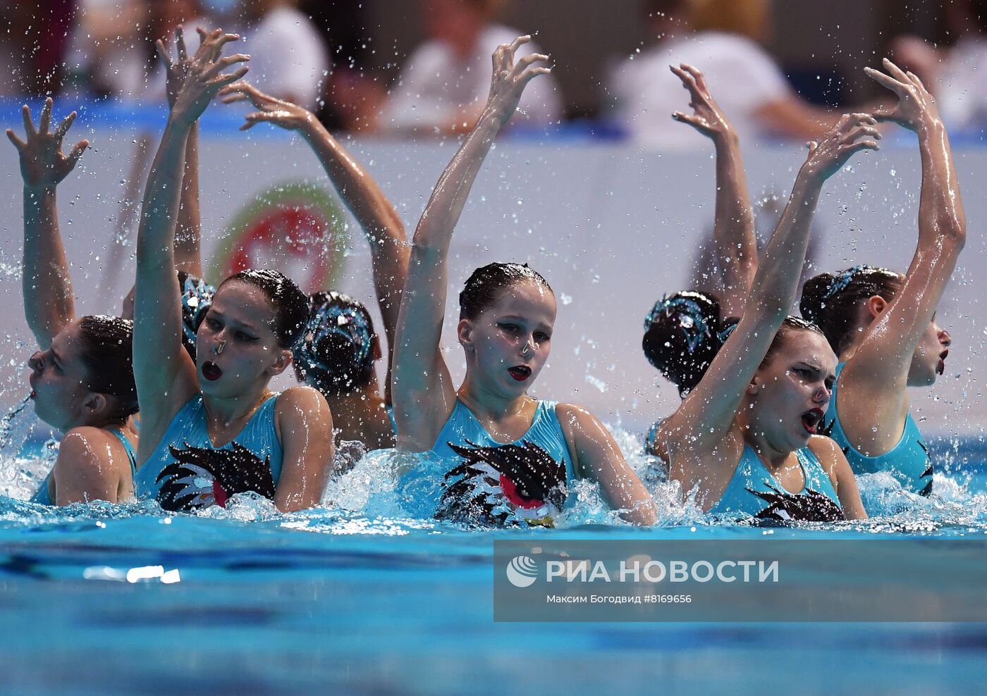 Синхронное плавание. Чемпионат России. Группа. Техническая программа