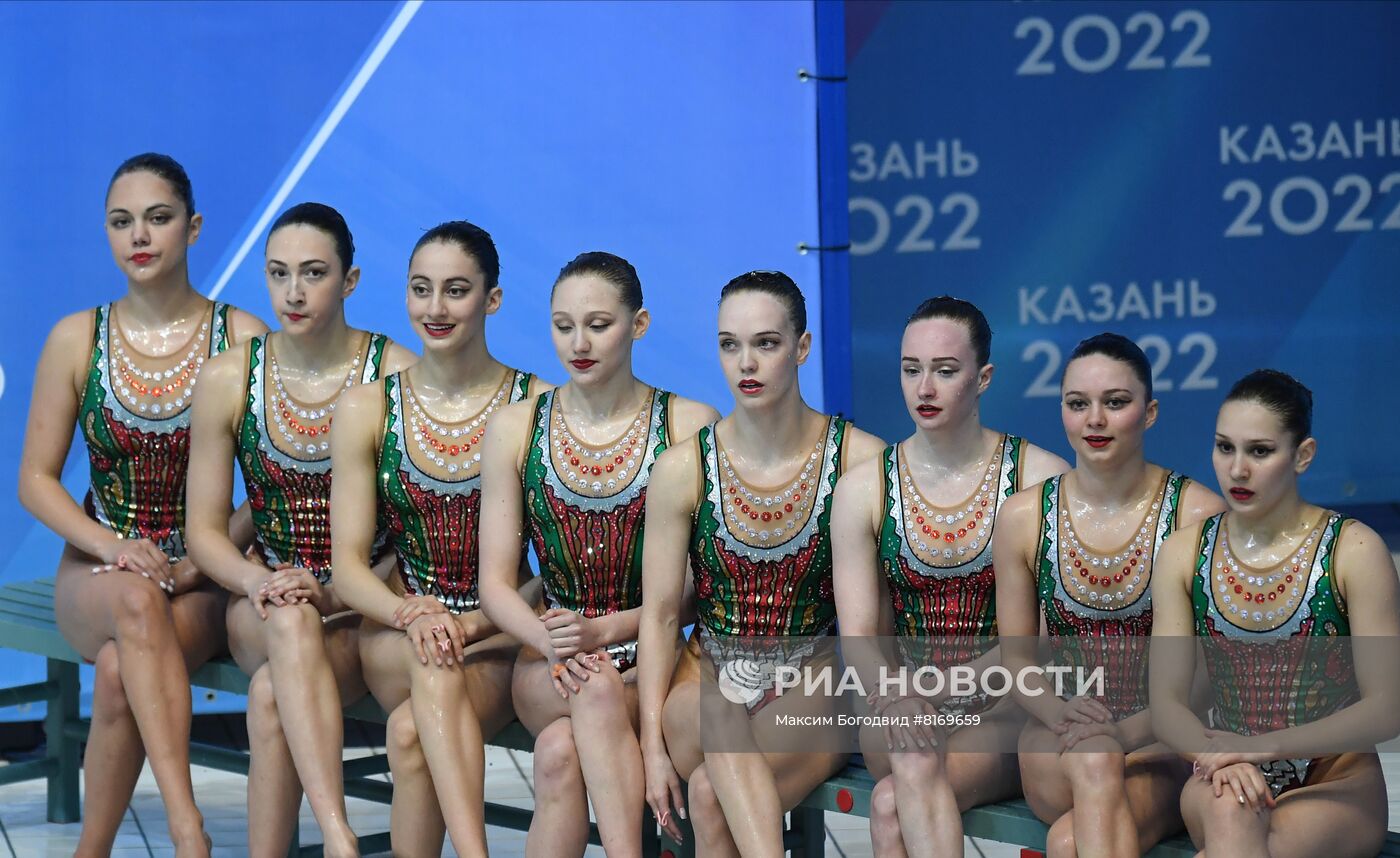 Синхронное плавание. Чемпионат России. Группа. Техническая программа