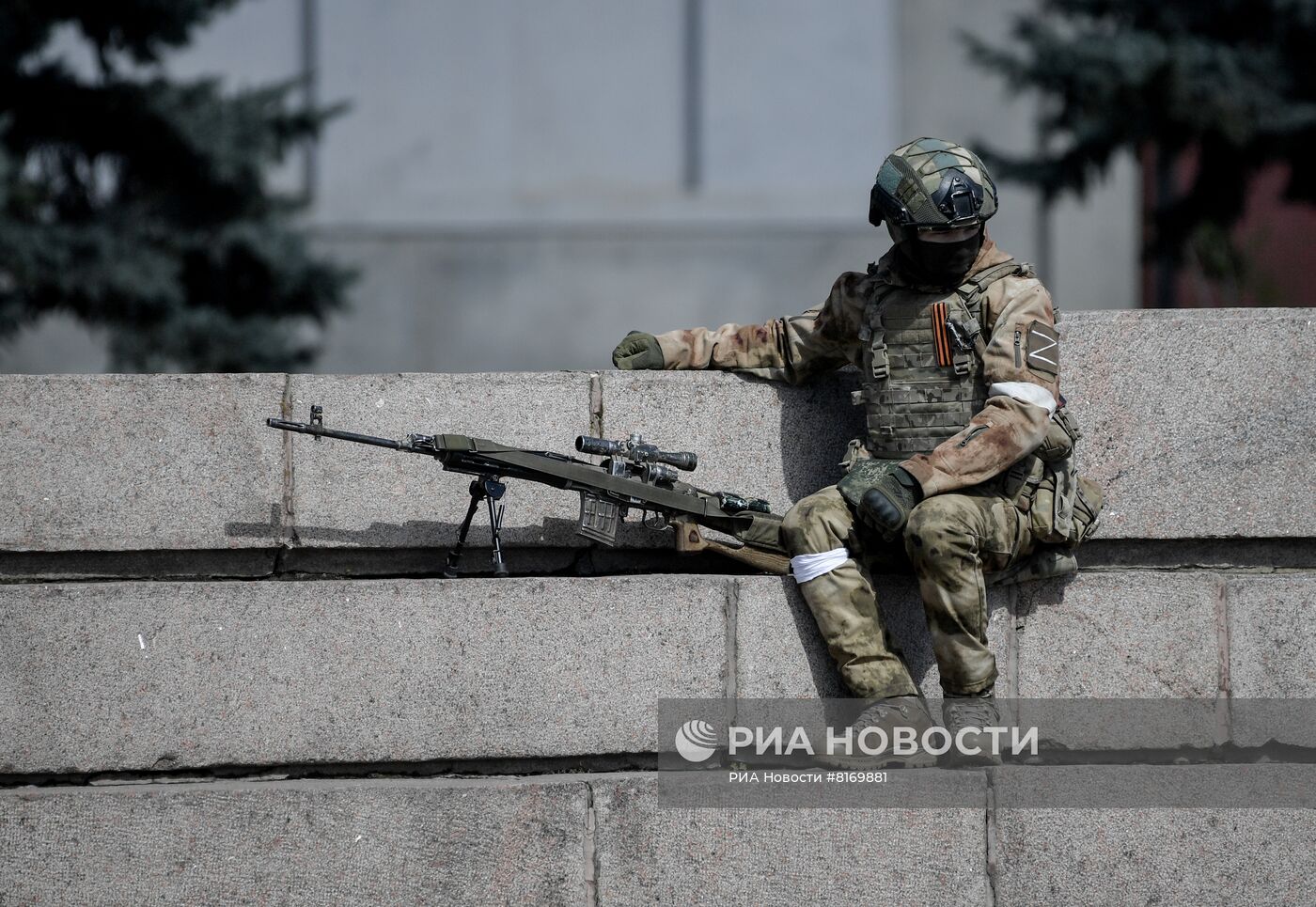 Военнослужащие Росгвардии в Херсонской области