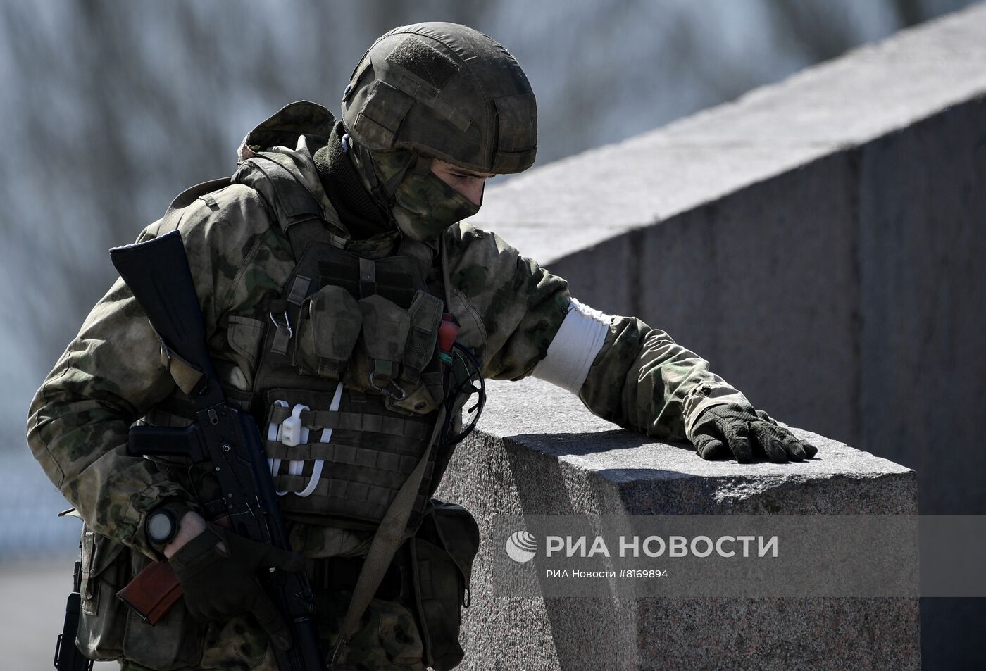 Военнослужащие Росгвардии в Херсонской области