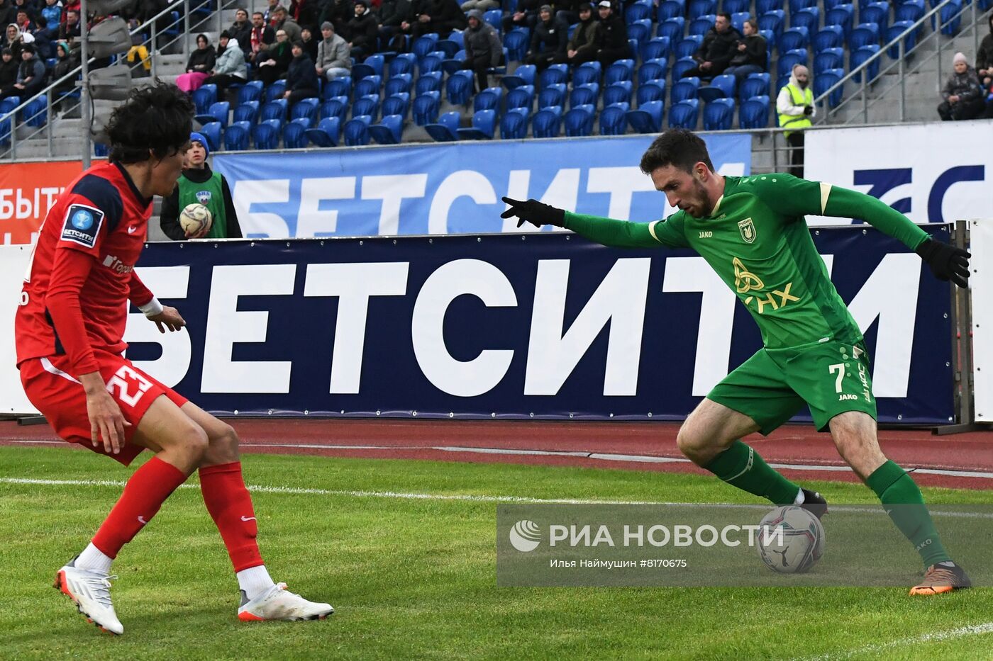 Футбол. Кубок России. Матч "Енисей" - "Рубин"