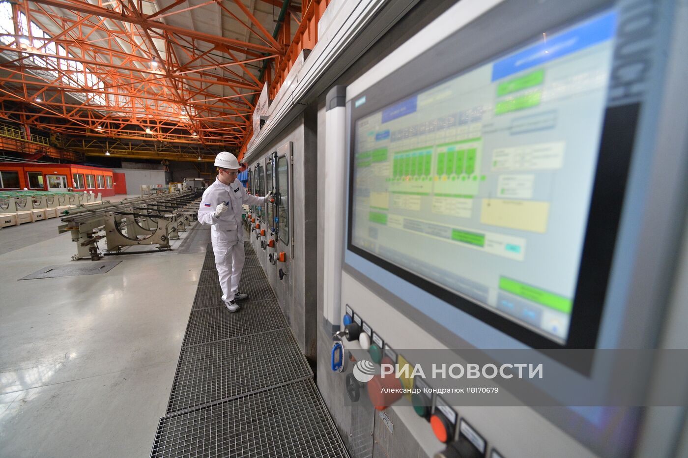 Производство конструкций из стали на предприятии CYBERSTEEL в Первоуральске