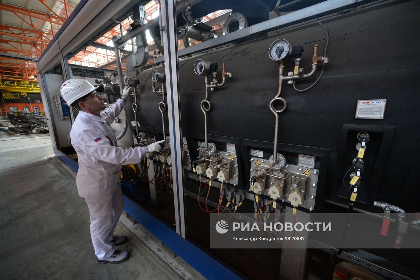 Производство конструкций из стали на предприятии CYBERSTEEL в Первоуральске