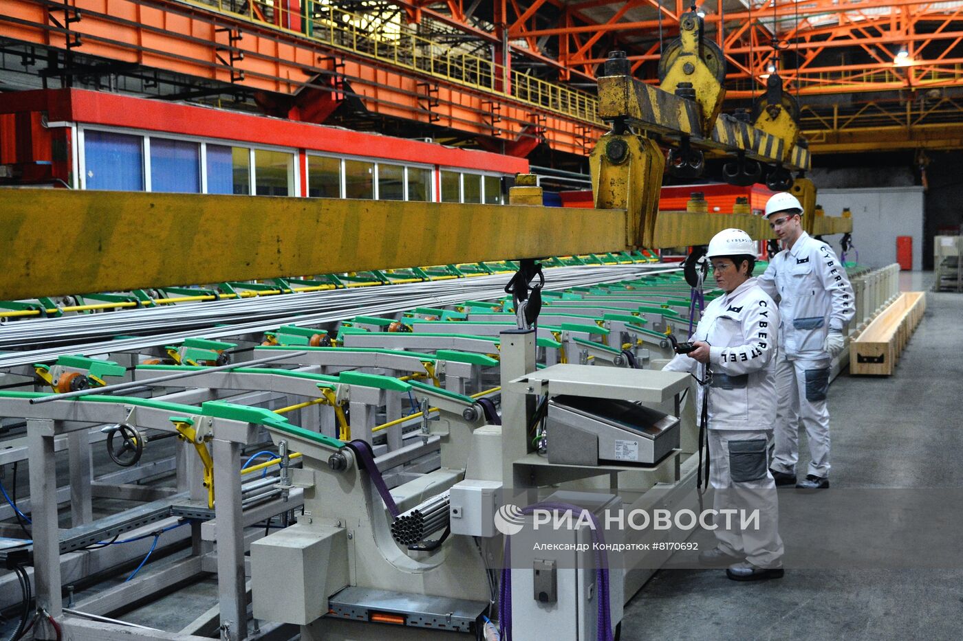 Производство конструкций из стали на предприятии CYBERSTEEL в Первоуральске