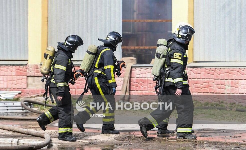 Пожар в оборонном НИИ в Твери