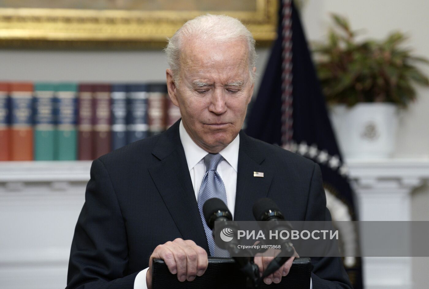 Выступление президента США Байдена с заявлением по ситуации вокруг Украины