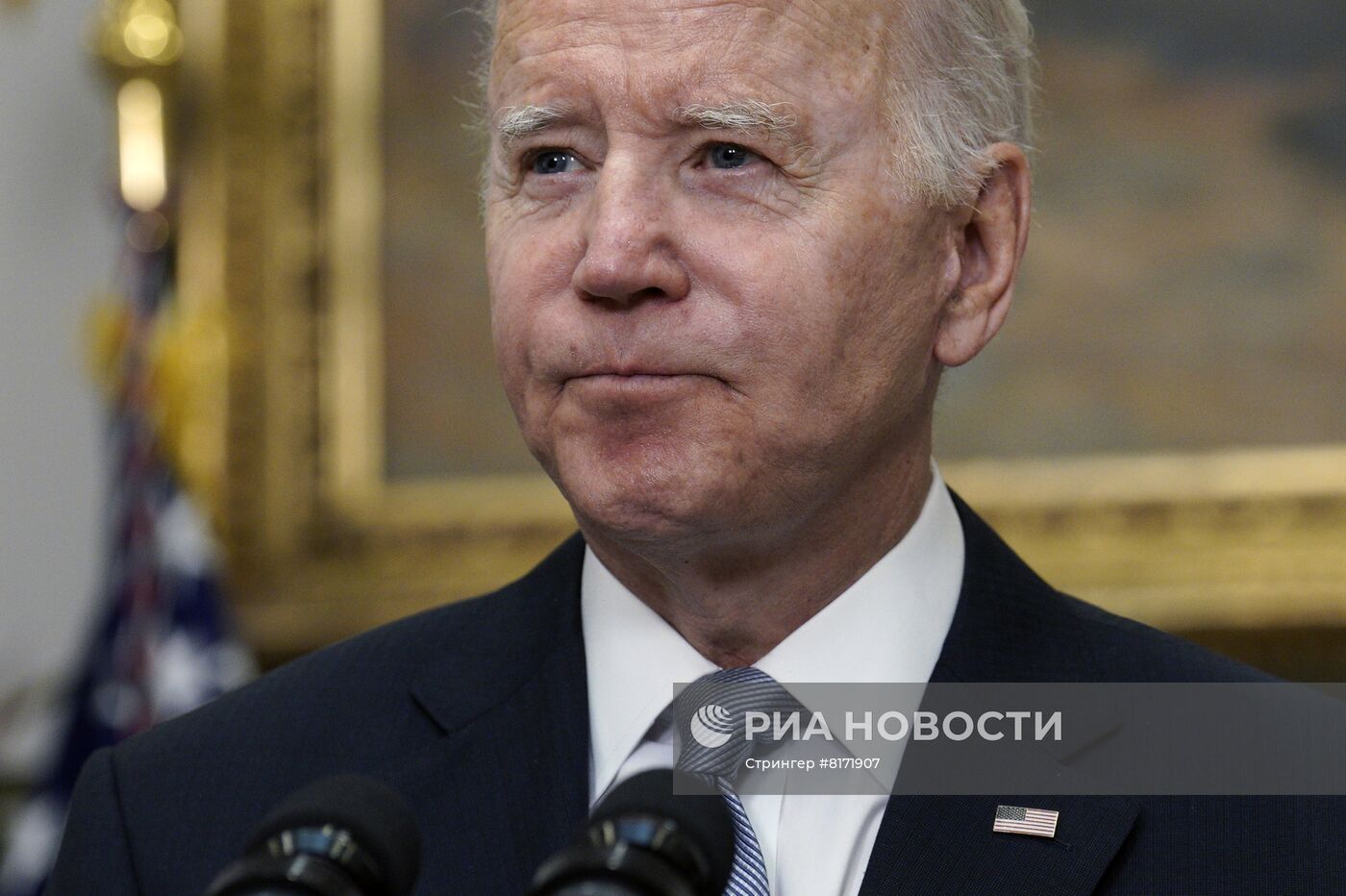 Выступление президента США Байдена с заявлением по ситуации вокруг Украины