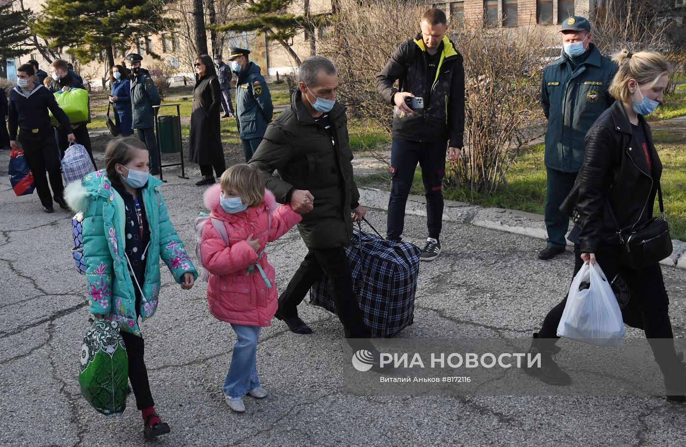 Вынужденные переселенцы из Донбасса прибыли в Приморский край