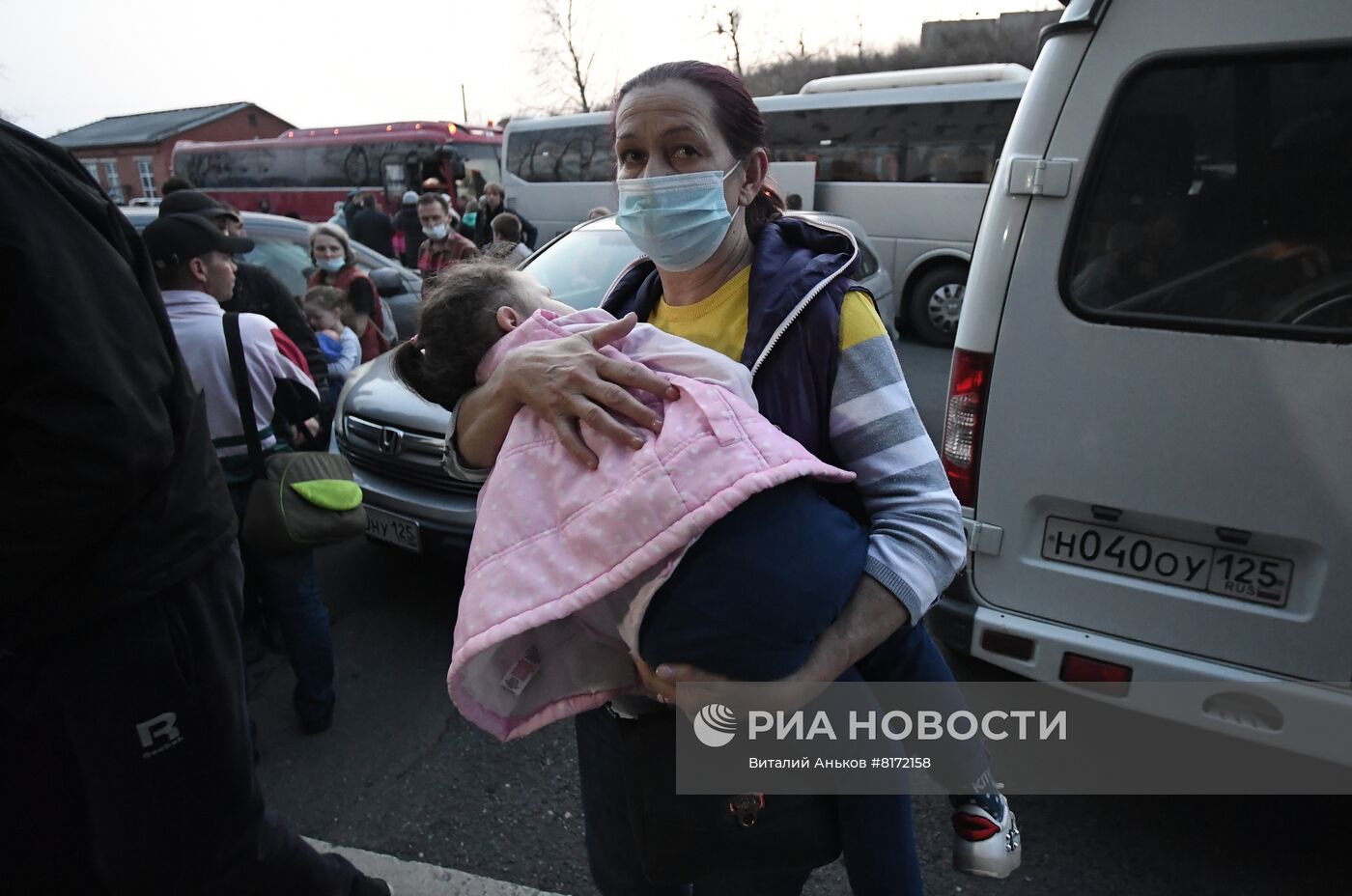 Вынужденные переселенцы из Донбасса прибыли в Приморский край