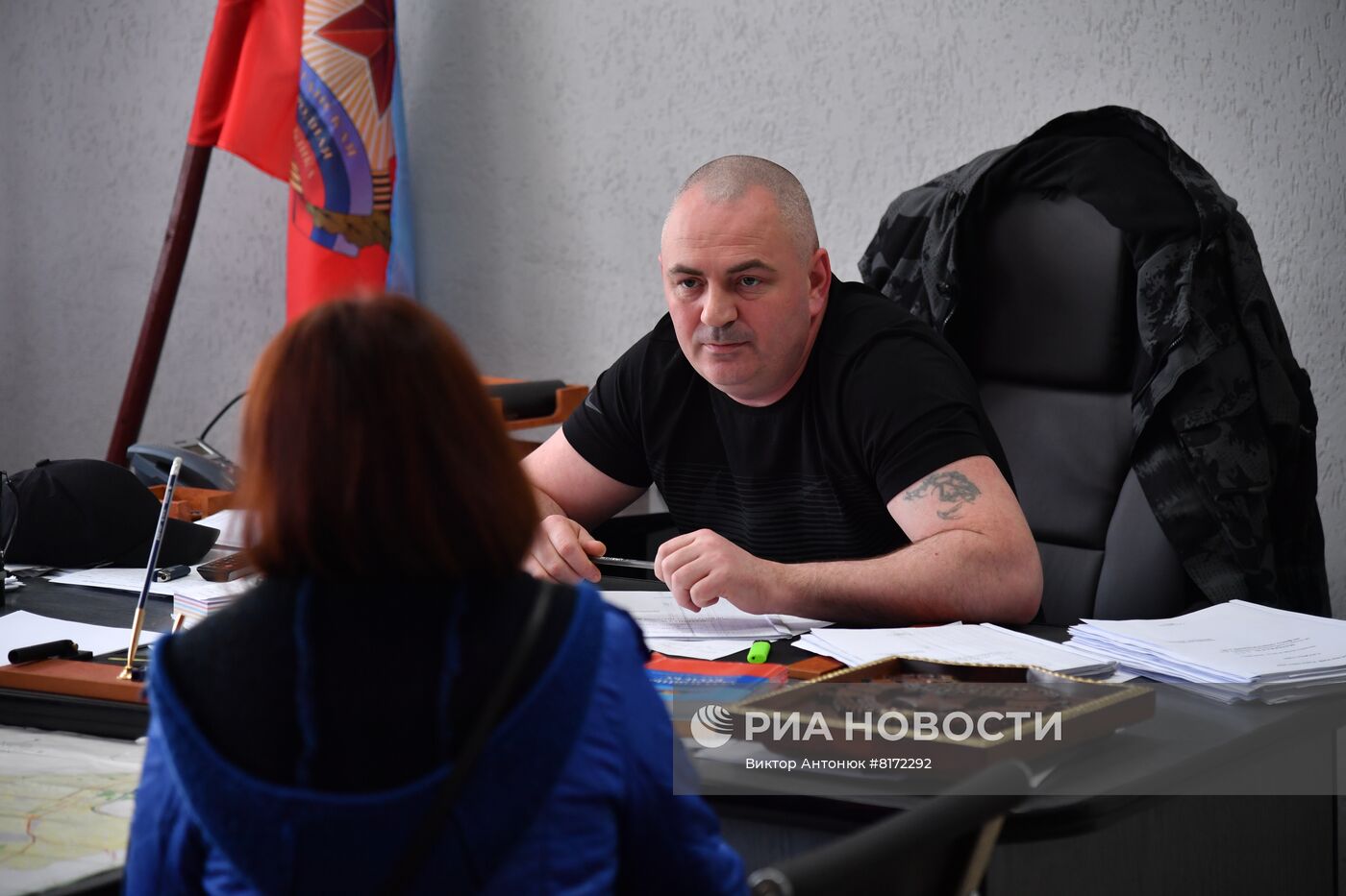 Выдача паспортов ЛНР в Старобельске