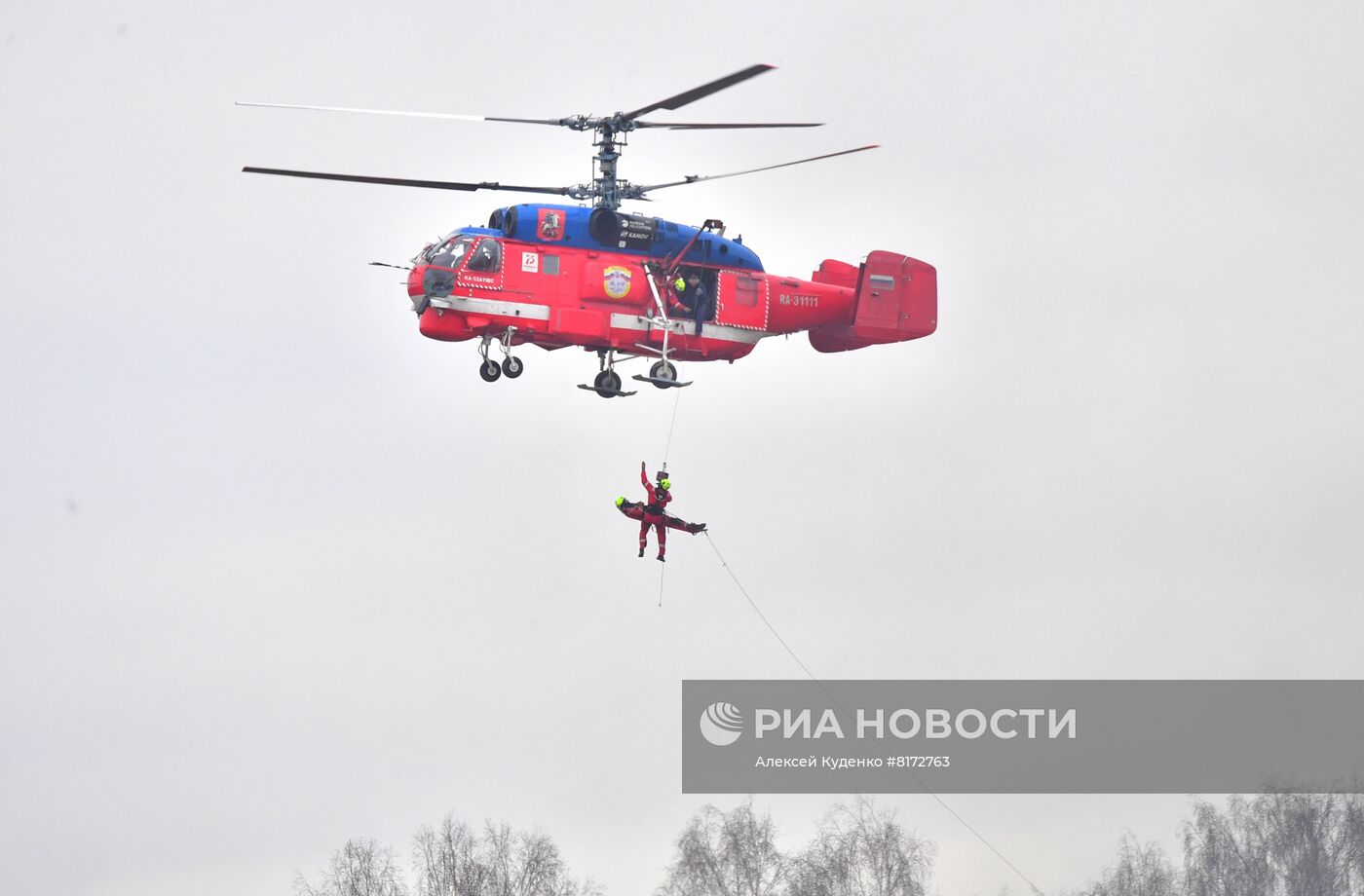 Учения по ликвидации ЧС в результате природных пожаров