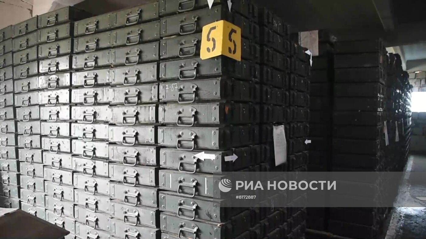 Российские военные взяли под контроль склад с боеприпасами в Балаклее в Харьковской области