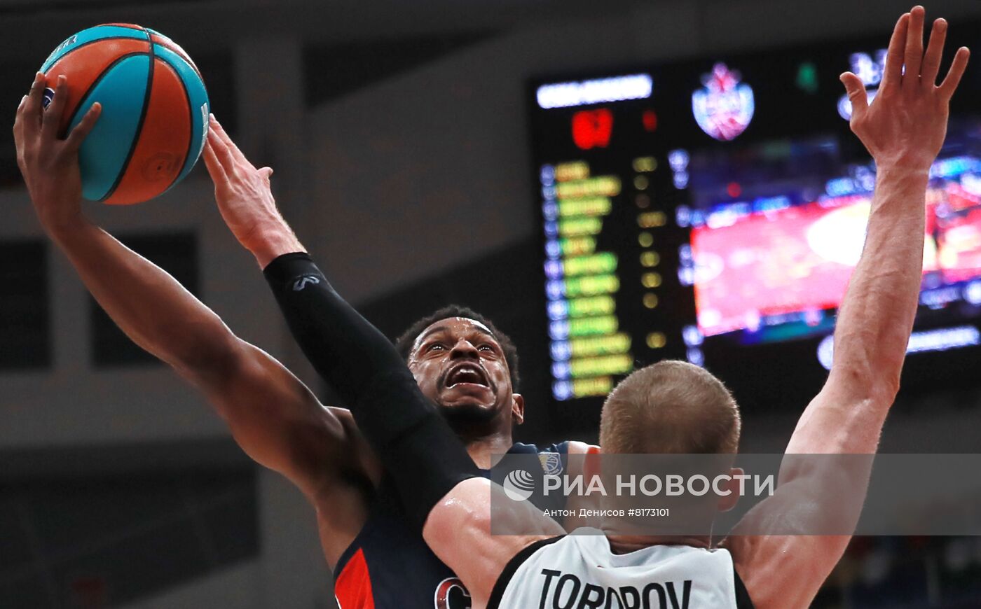 Баскетбол. Единая Лига ВТБ. Матч ЦСКА - "Нижний Новгород"