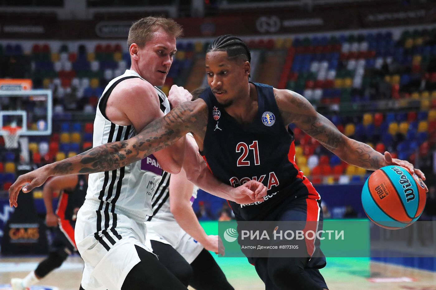 Баскетбол. Единая Лига ВТБ. Матч ЦСКА - "Нижний Новгород"