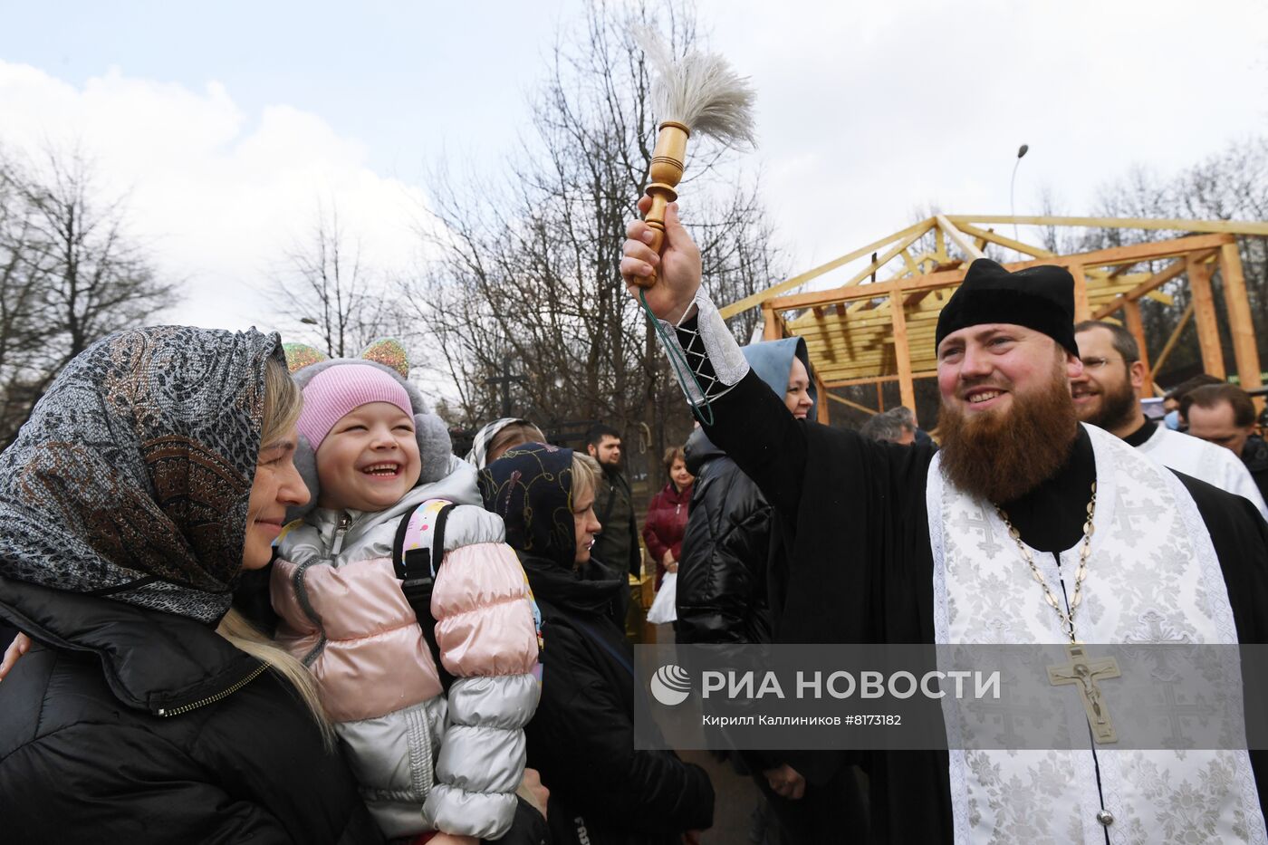 Освящение пасхальных куличей