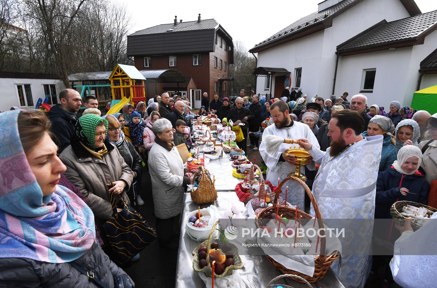 Освящение пасхальных куличей