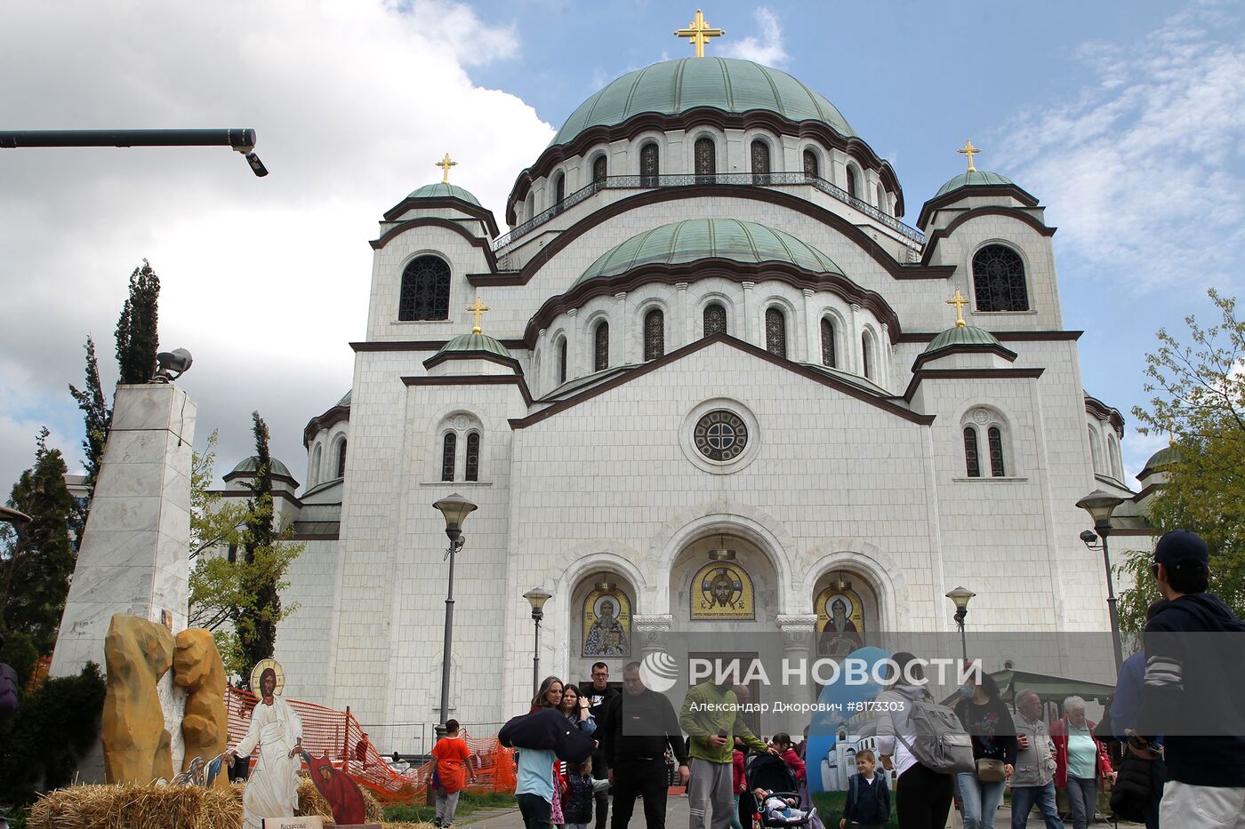 Празднование Пасхи в Сербии