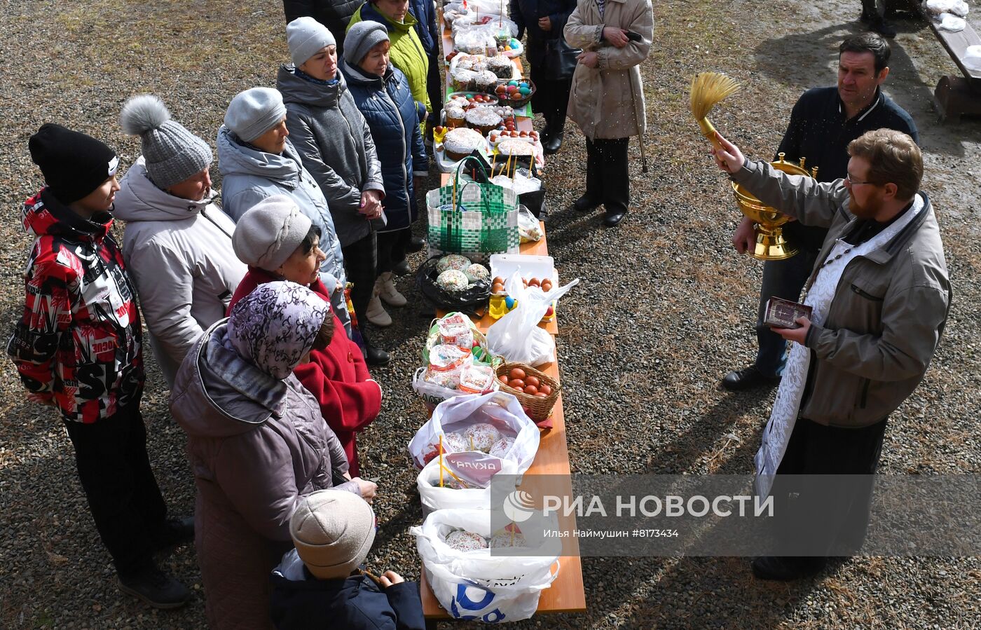 Освящение пасхальных куличей