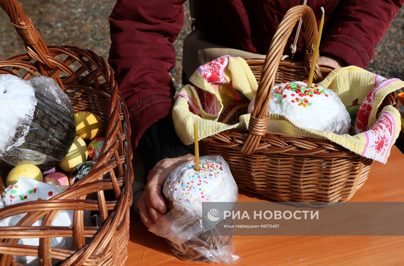 Освящение пасхальных куличей