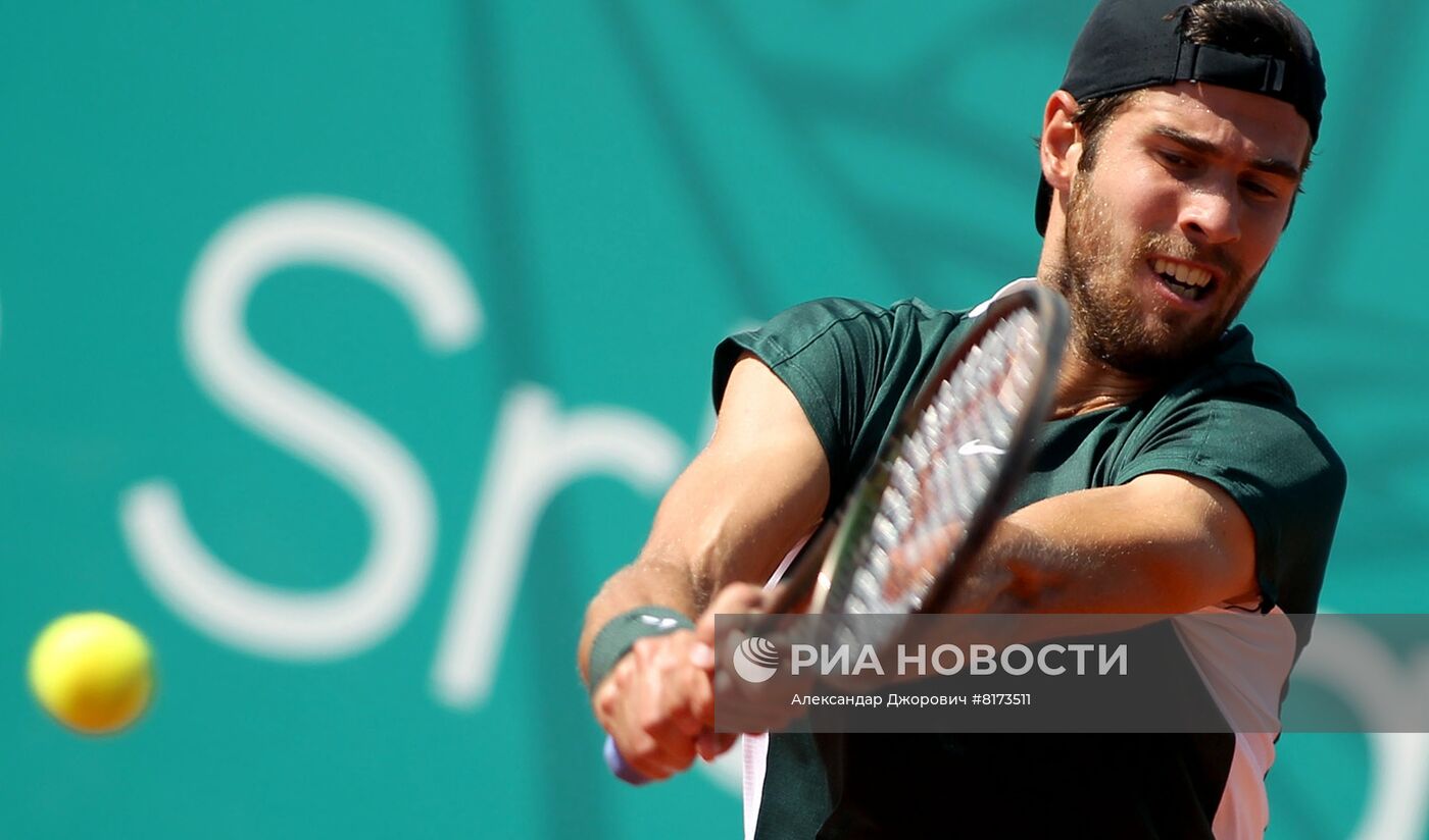 Теннис. Serbia Open. Матч Н. Джокович - К. Хачанов