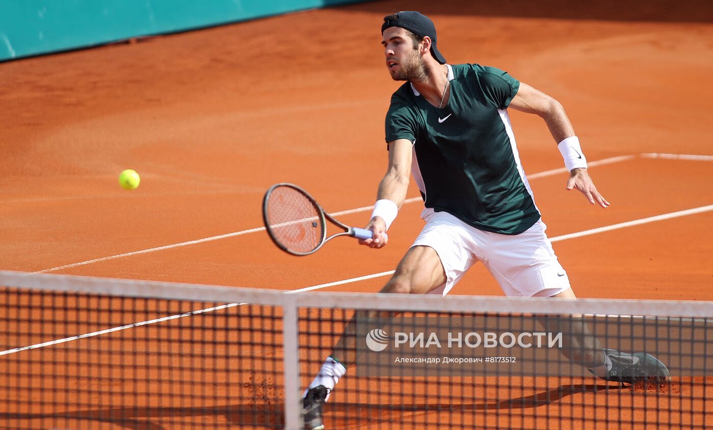 Теннис. Serbia Open. Матч Н. Джокович - К. Хачанов