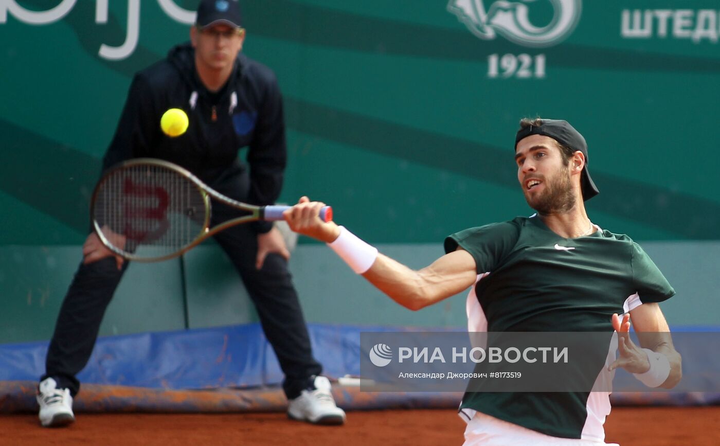 Теннис. Serbia Open. Матч Н. Джокович - К. Хачанов