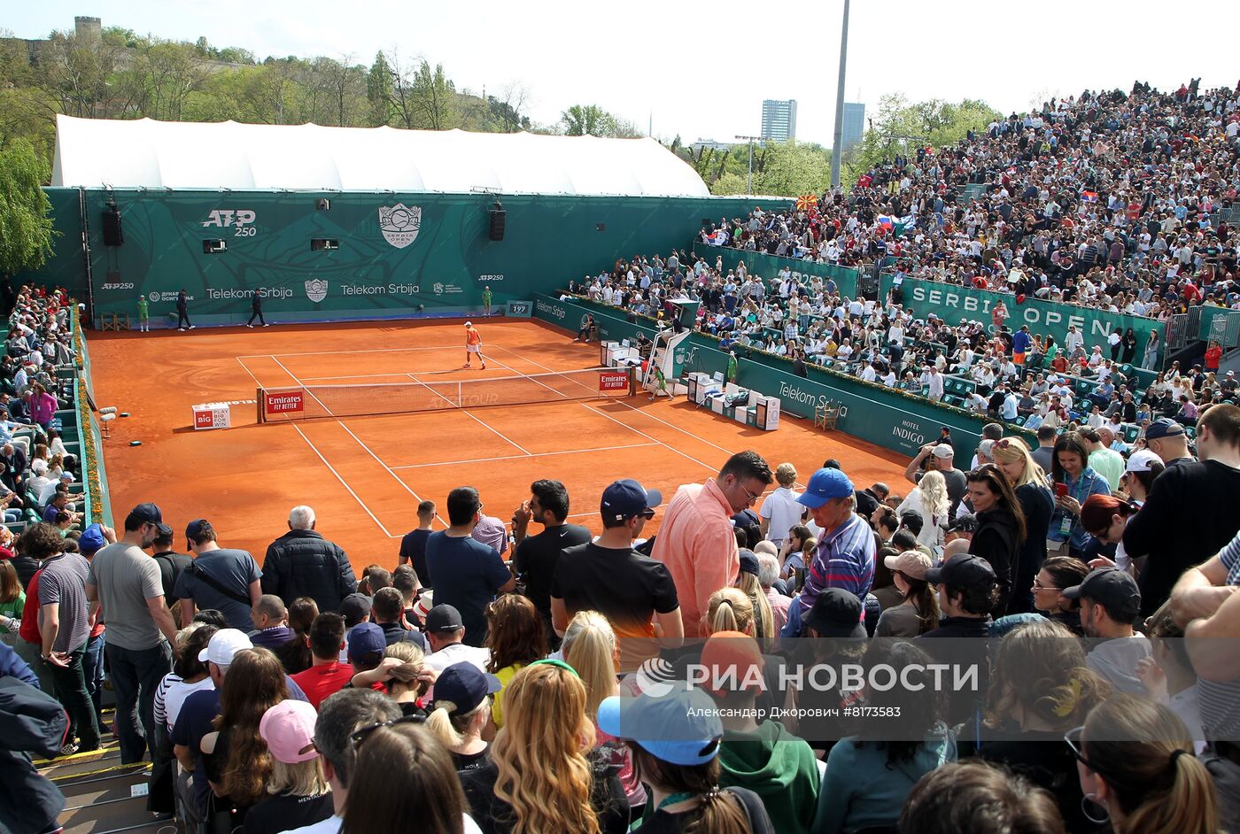 Теннис. Serbia Open. Матч Н. Джокович - К. Хачанов