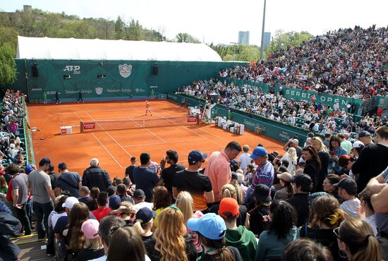 Теннис. Serbia Open. Матч Н. Джокович - К. Хачанов