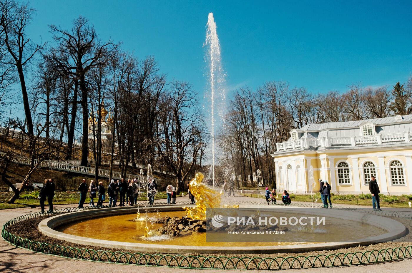 В Петергофе открылся сезон фонтанов