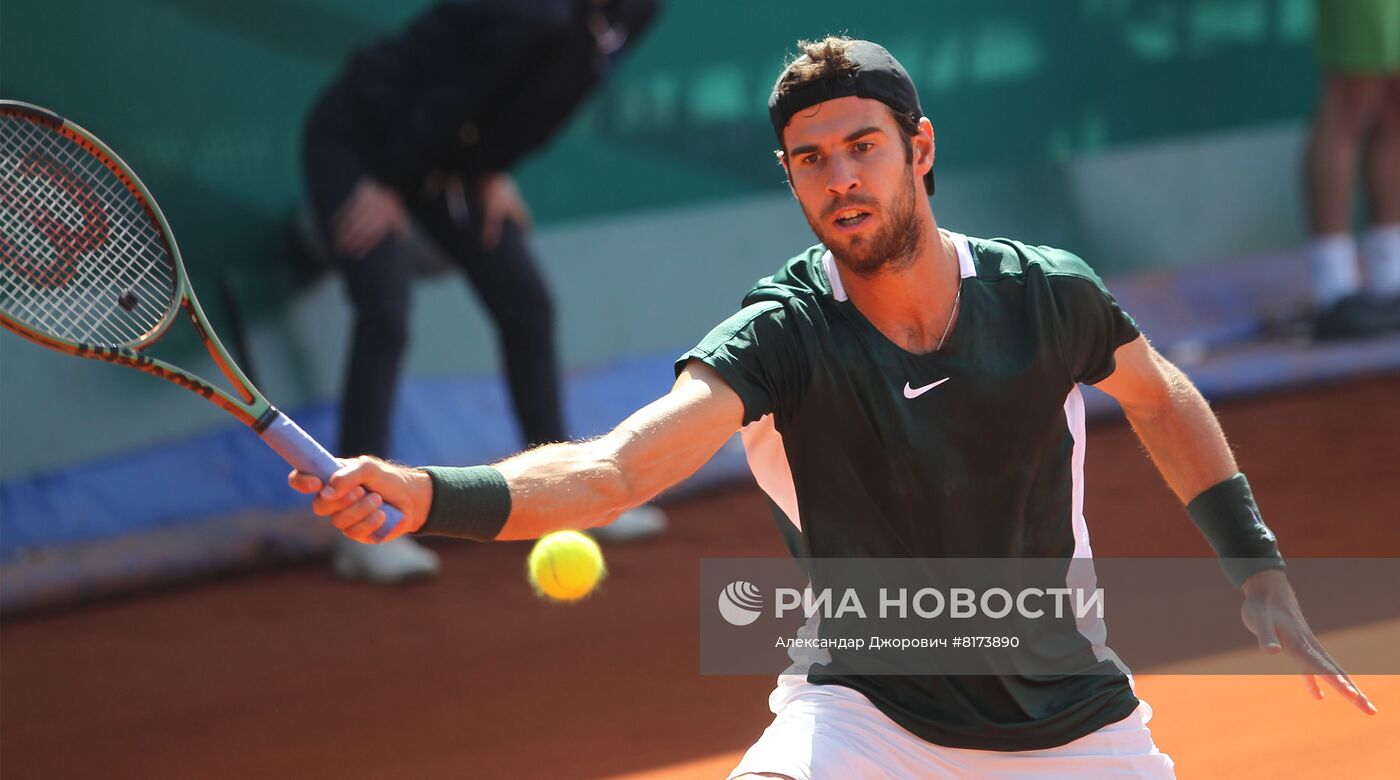 Теннис. Serbia Open. Матч Н. Джокович - К. Хачанов