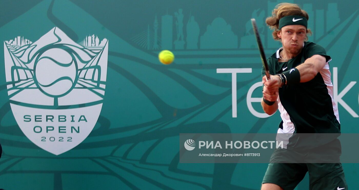 Теннис. Serbia Open. Матч Ф. Фоньини - А. Рублев