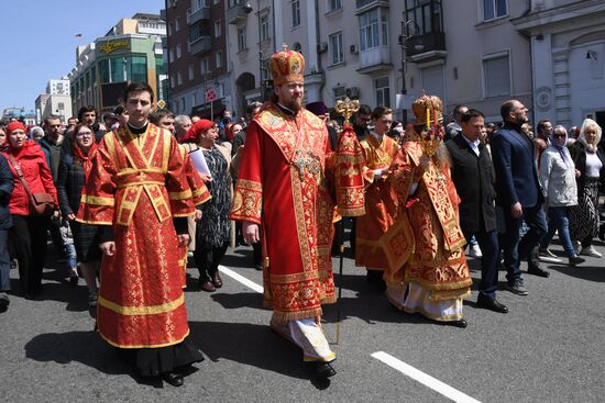 Празднование Пасхи в регионах России