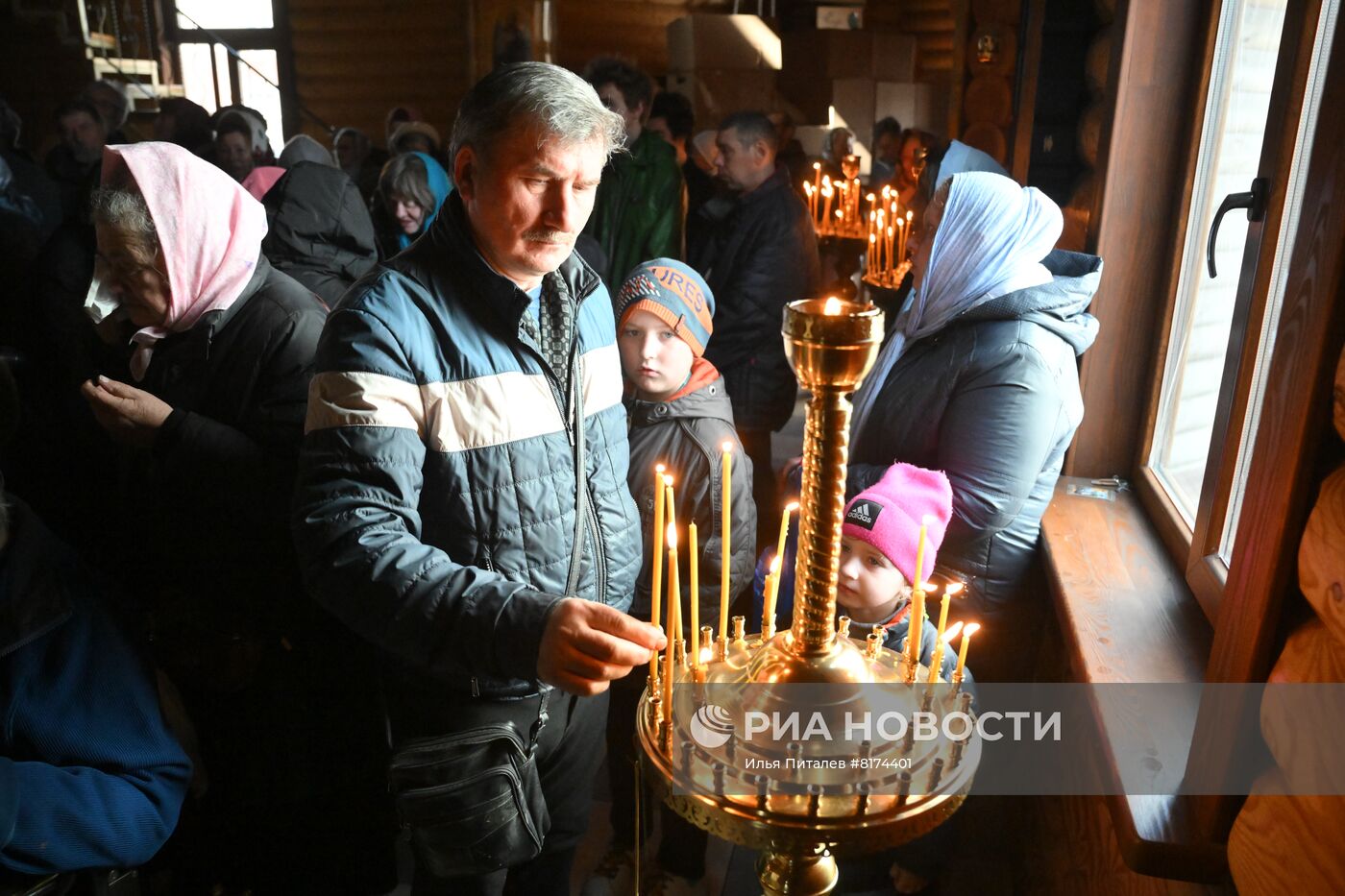 Празднование Пасхи в Мариуполе