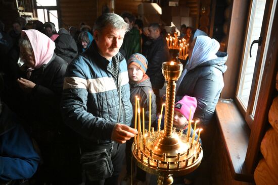 Празднование Пасхи в Мариуполе